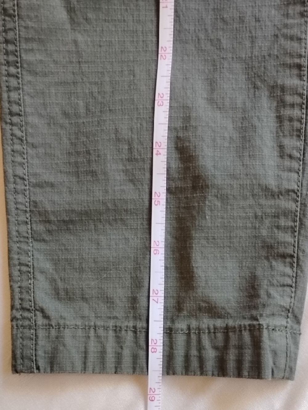 Vuori Women's Cotton Ripstop Pants XS Army Green - Picture 10 of 10